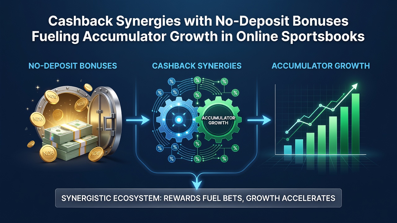 Chart displaying growth trends in accumulator bets linked to cashback and no-deposit bonus combinations