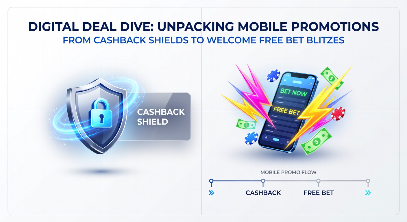 Close-up of a betting app screen showing stacked free bet offers and cashback progress bar during a live match