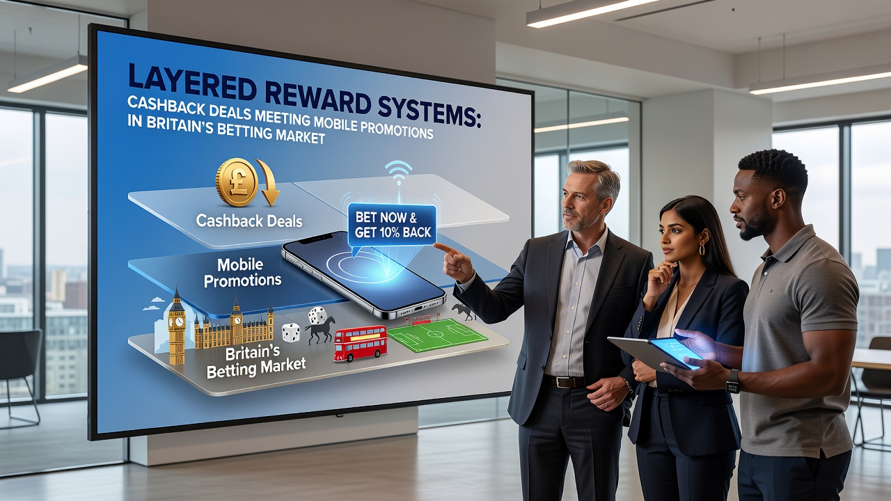 Mobile app interface displaying combined cashback and promotional offers for UK users