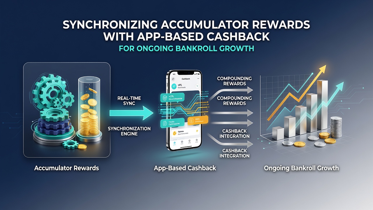 Dashboard view showing synchronized accumulator and cashback metrics over time